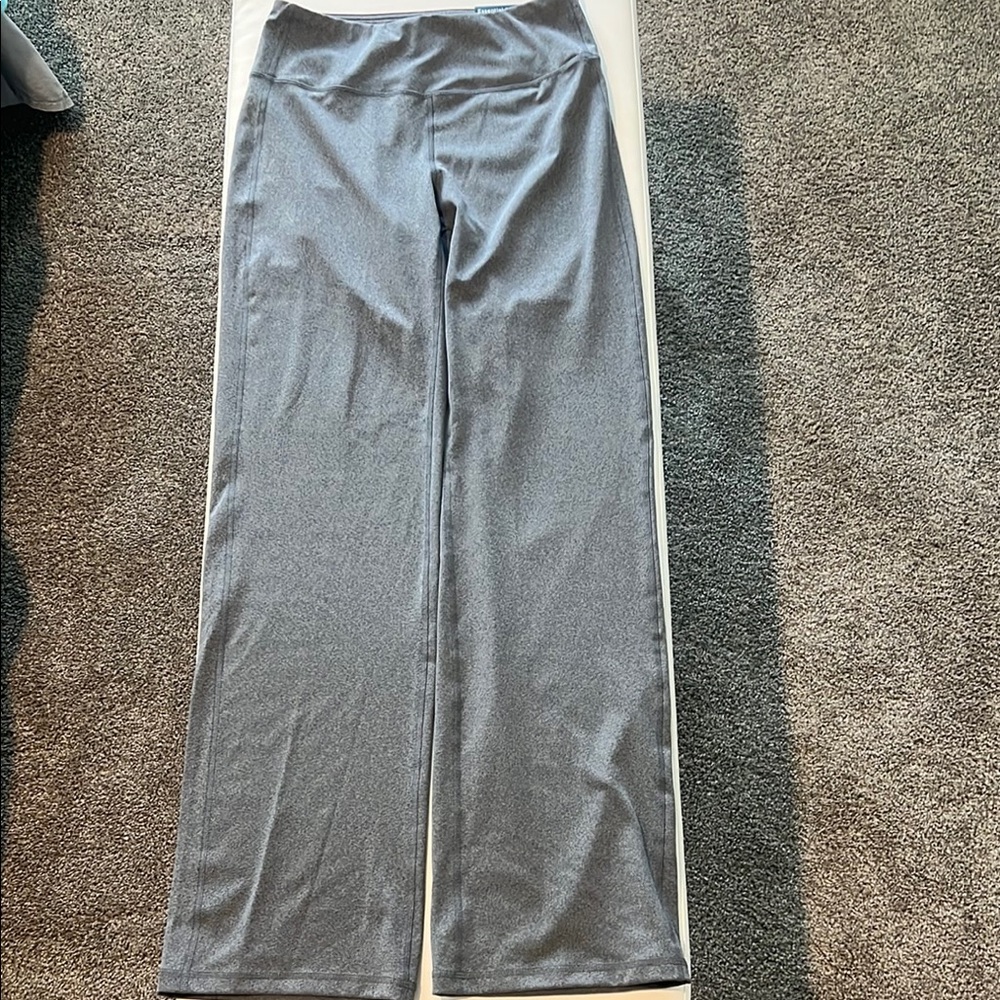 Gray Wide-Leg Pants